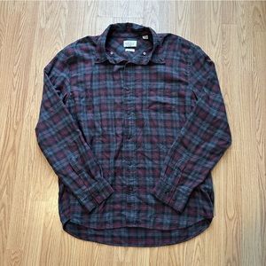 Original Weatherproof Vintage Luxe Plaid Flannel Size XL